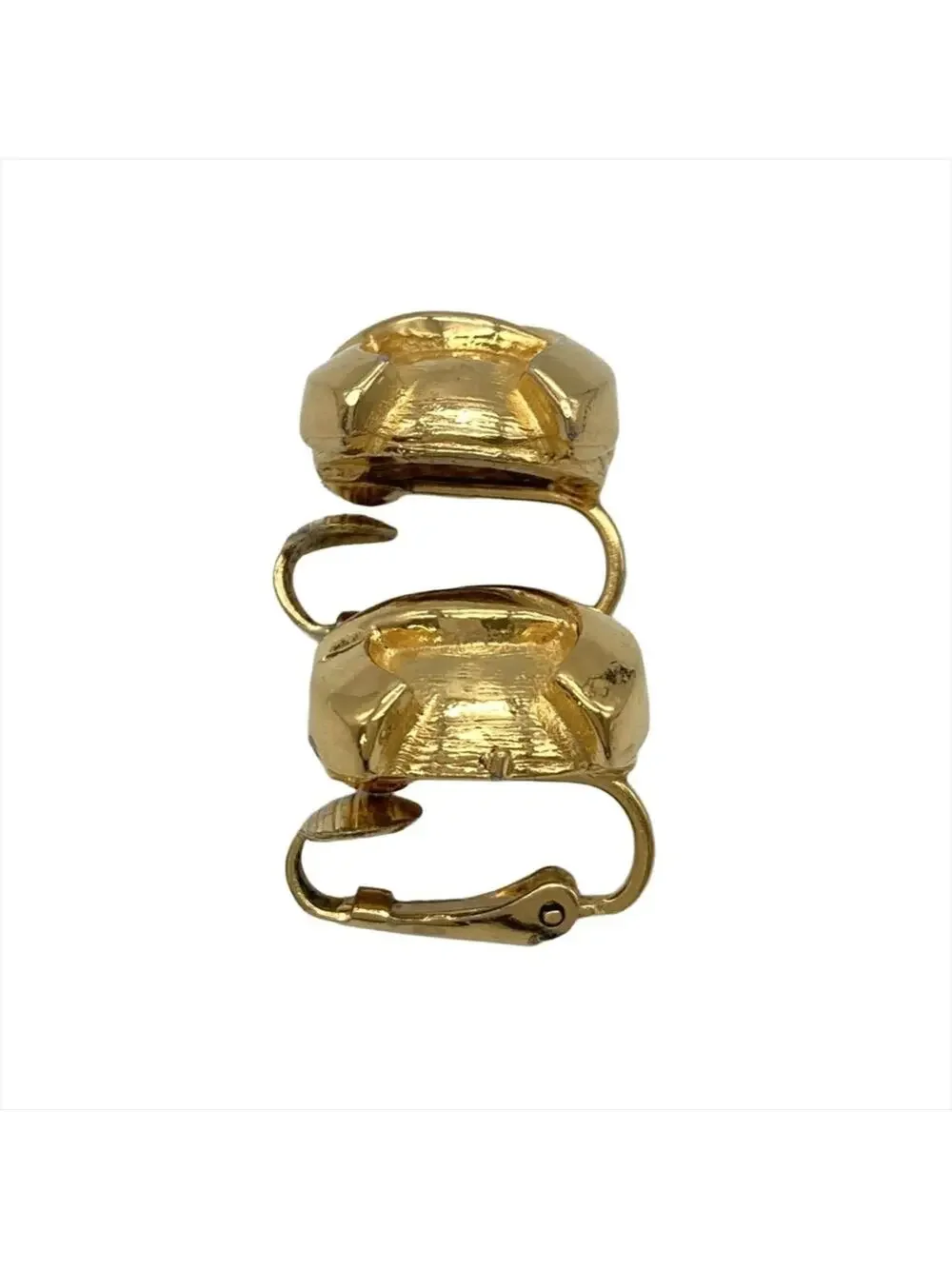 Chanel Cc Logo Clip-On Earrings Gold- #343182C43B